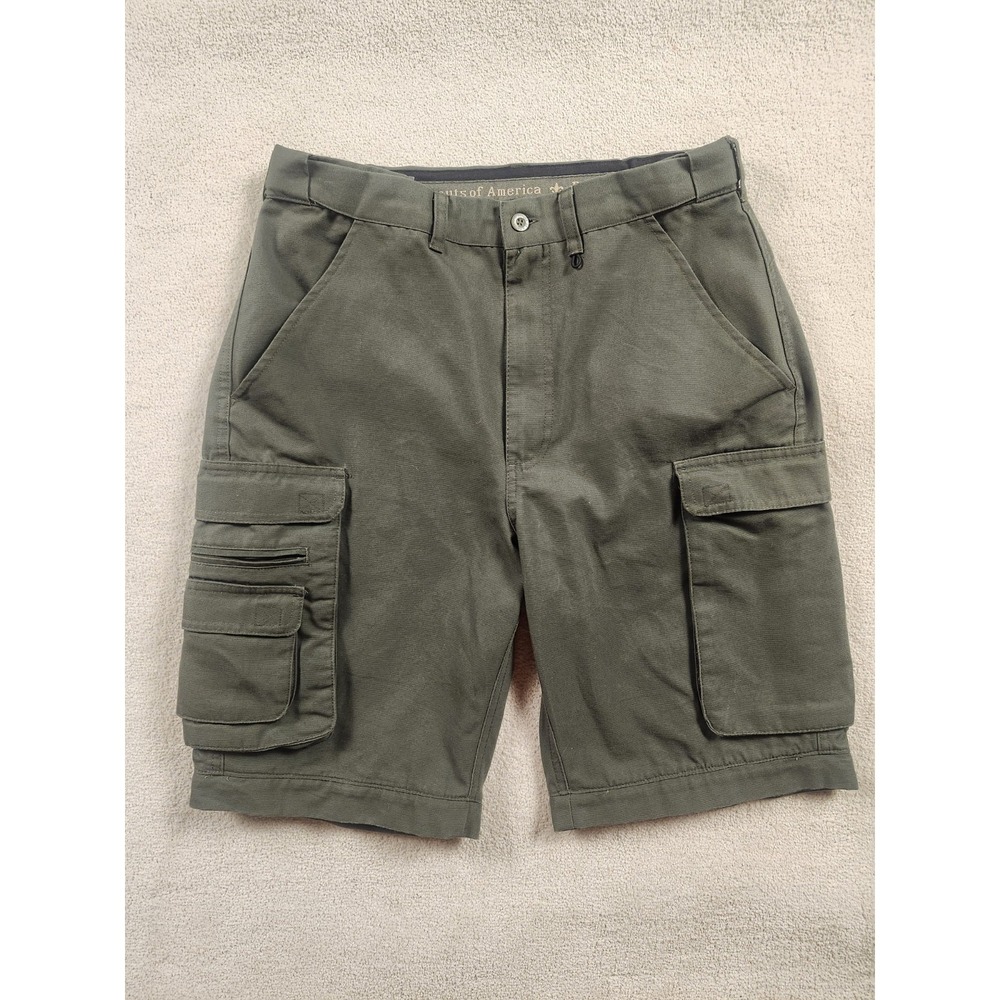 Boy Scouts Of America Shorts Mens 30 Green Convertible Uniform Cargo Classic